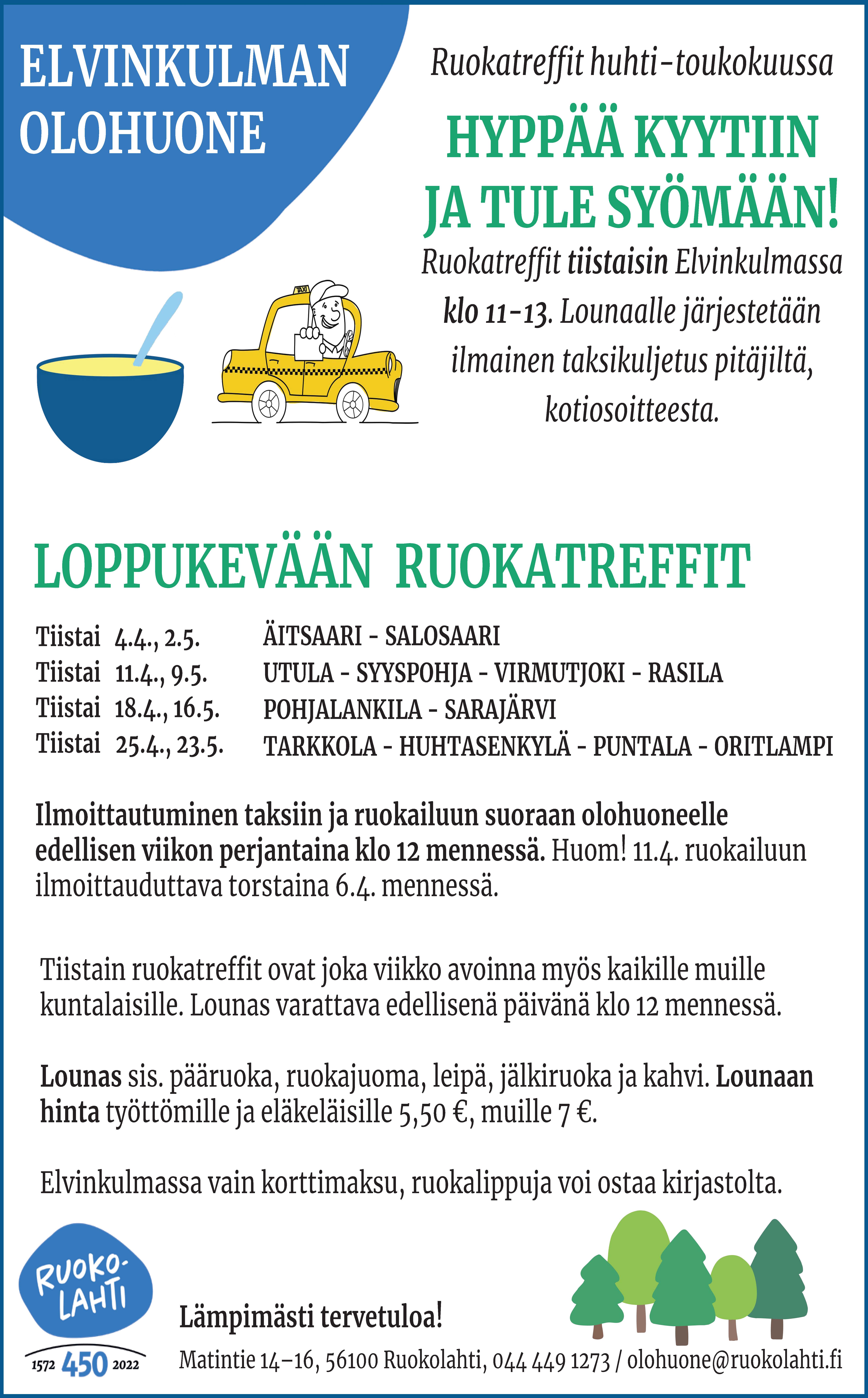 Elvinkulman ohjelma kevät 2023
